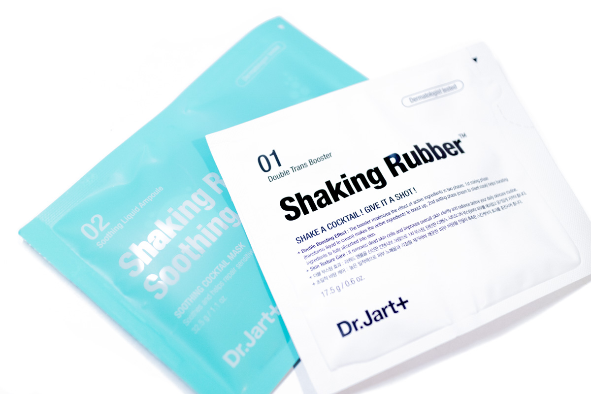 Dr Jart Shake and Shot Shaking Rubber Soothing Luminous Shot Mask StyleKorean Kbeauty Review