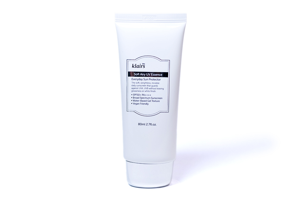 Klairs Soft Airy UV Essence Sunscreen Kbeauty Review