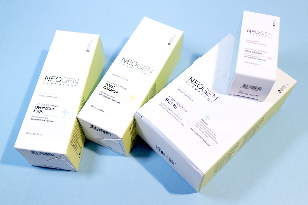 Neogen Dermalogy A Clear Soothing Collection Review Kbeauty