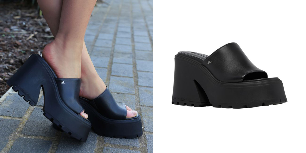 Windsor Smith Brand Spotlight - Fantasize Black Leather Heel