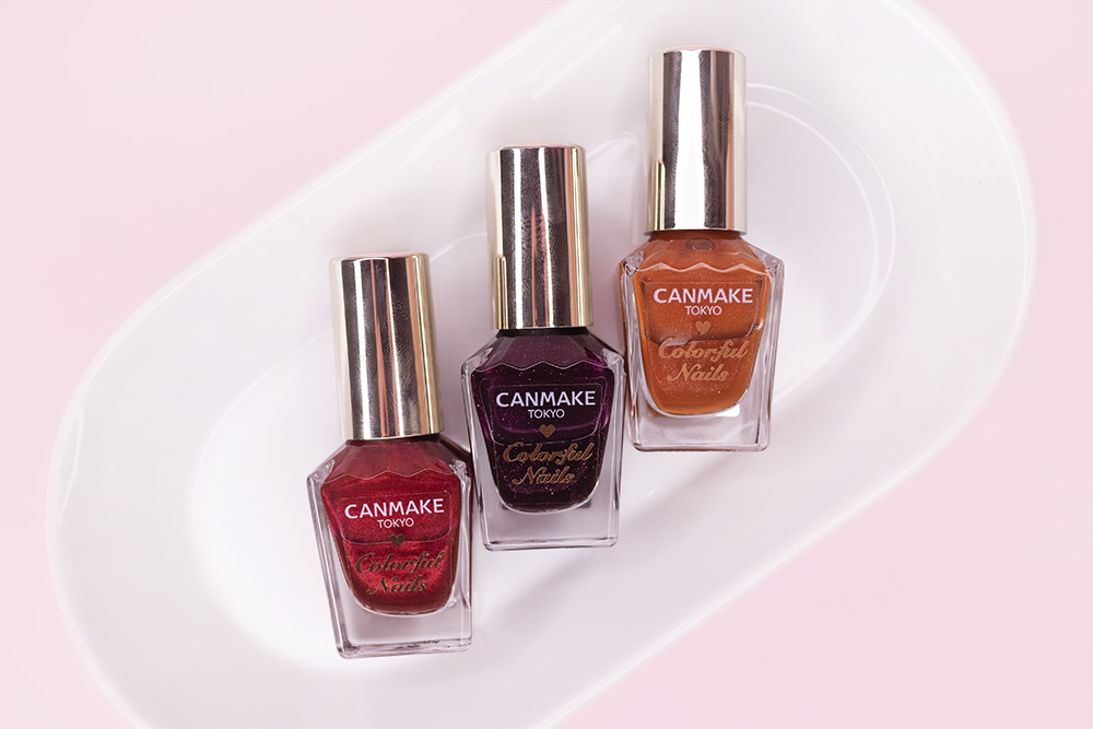 W Cosmetics Canmake New Releases Feature - Colorful Nails