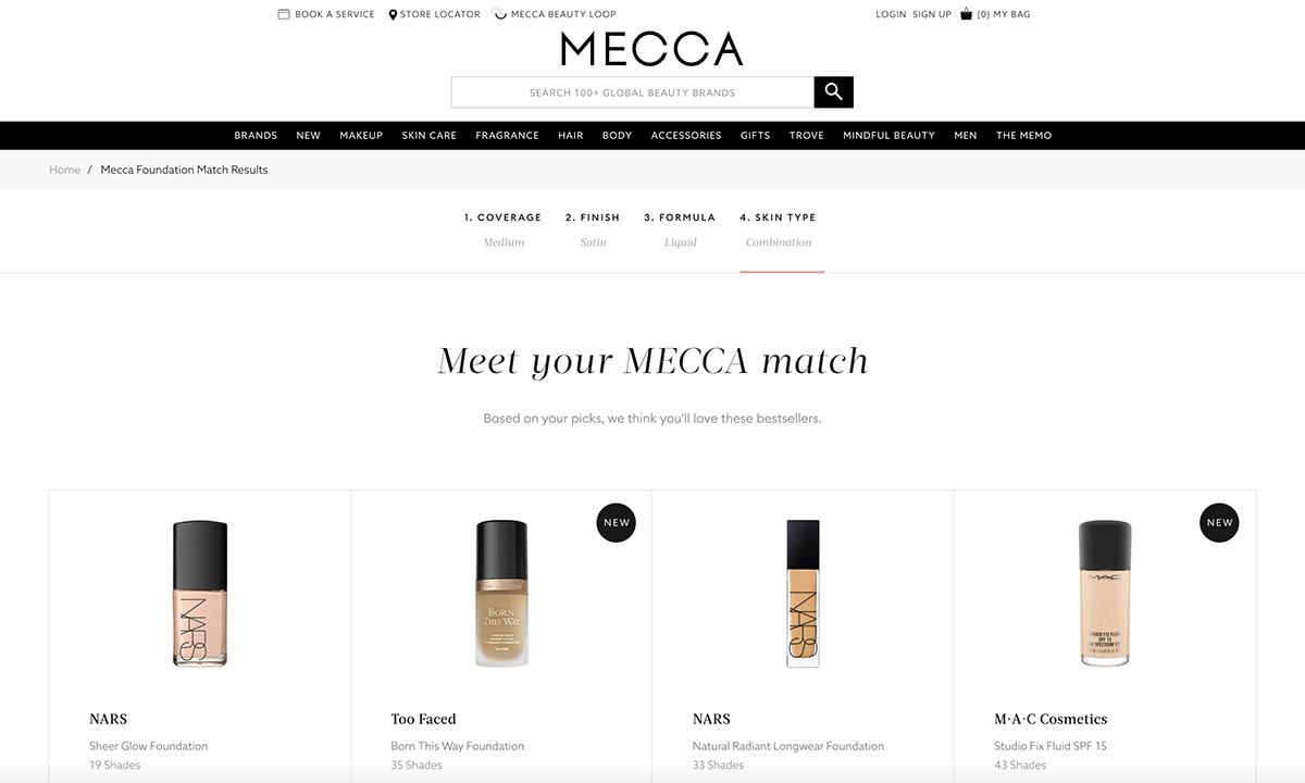 MECCA Foundation Match