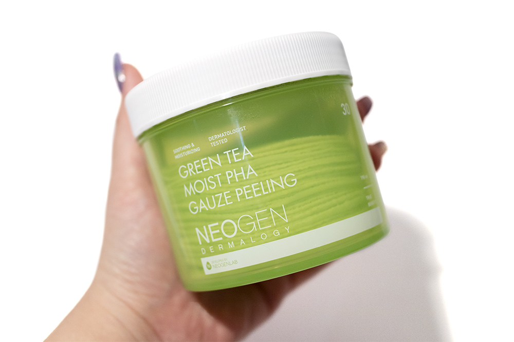 Neogen Green Tea Moist PHA Gauze Peeling Kbeauty Review